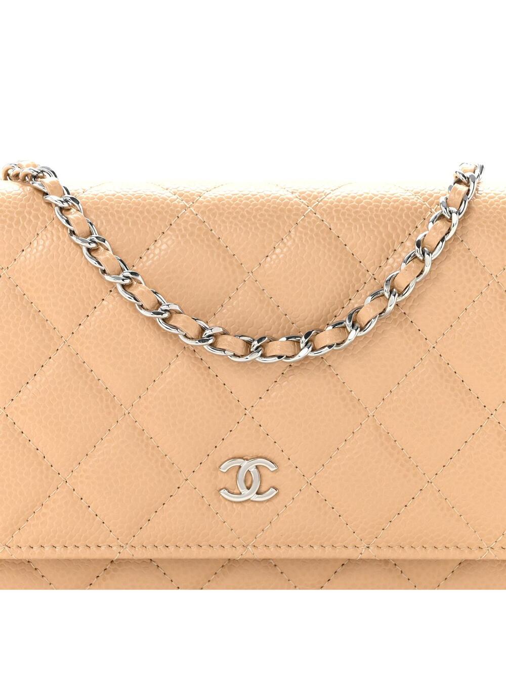 Chanel Caviar Quilted Wallet On Chain #344881C43B - Picture 9 of 11
